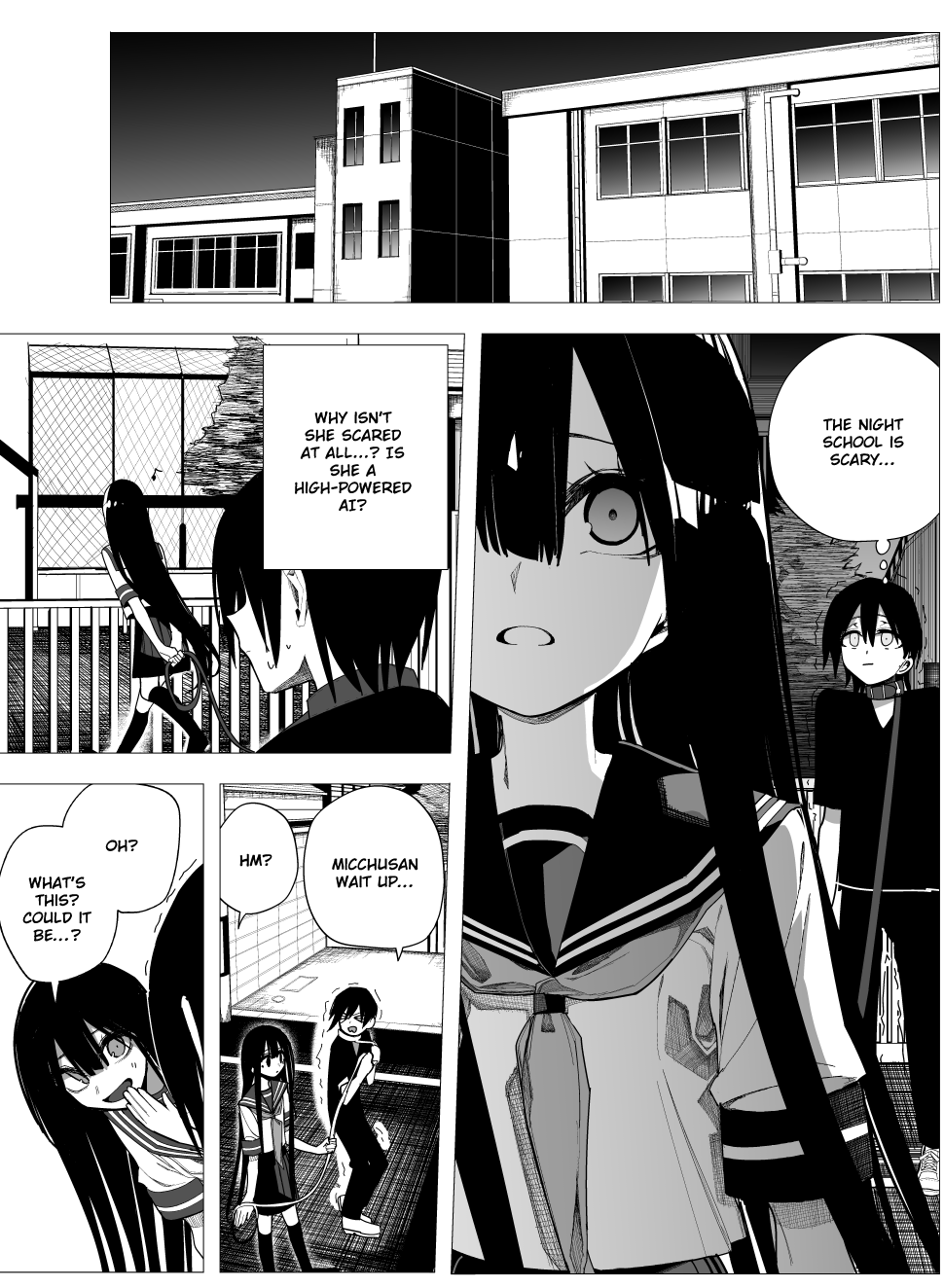 Mitsuishi-San Is Being Weird This Year - Chapter 28: Leashed Night Walk At School With The Girl From Another Class