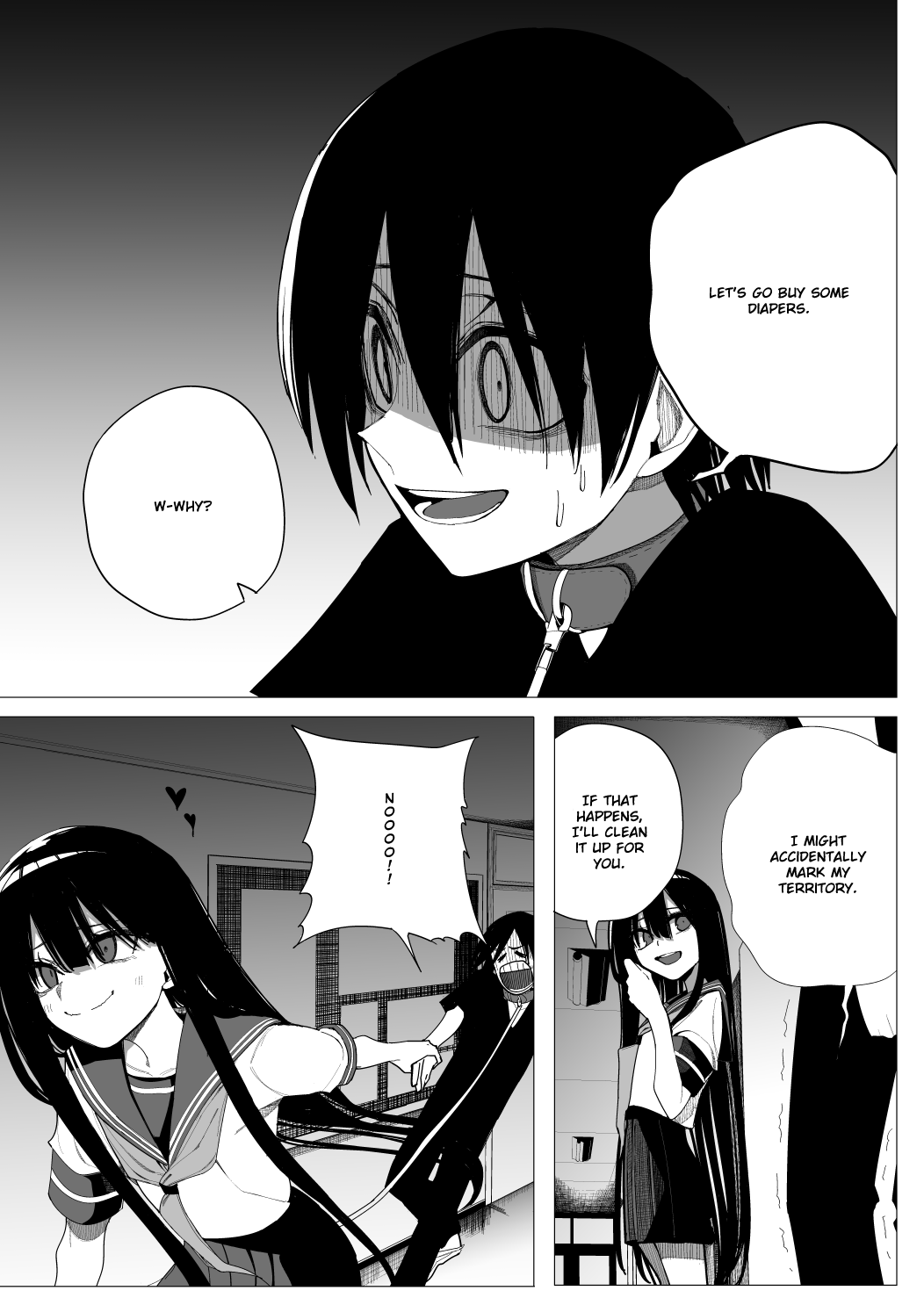 Mitsuishi-San Is Being Weird This Year - Chapter 28: Leashed Night Walk At School With The Girl From Another Class