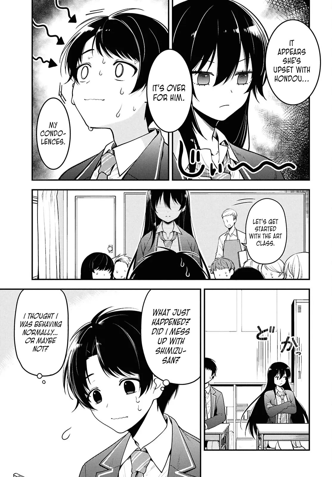 Tonari No Seki No Yankee Shimizu-San Ga Kami O Kuroku Sometekita - Vol.1 Chapter 1