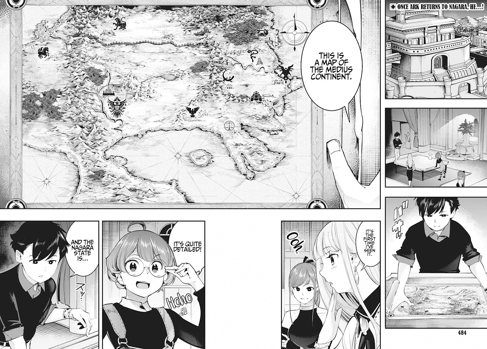 World's End Harem - Fantasia - Chapter 28: Continent’s Map.