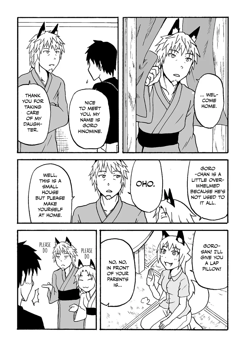 Totsugi Okureta Kitsune Ga Yome Ni Kuru Hanashi - Vol.2 Chapter 20.2: It's A Human!