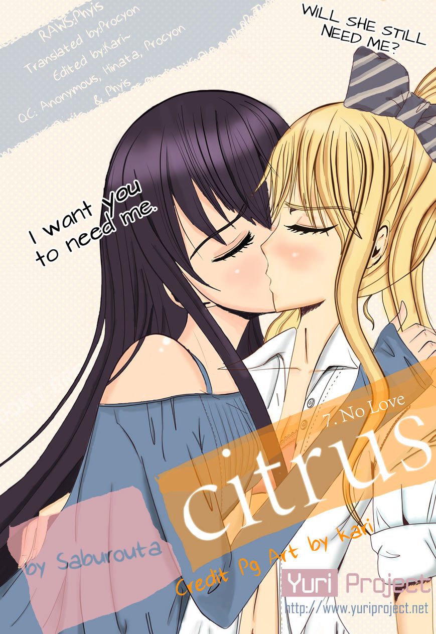 Citrus (Saburo Uta) - Chapter 7 : No Love