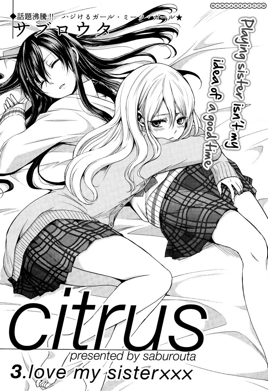 Citrus (Saburo Uta) - Chapter 3 : Love My Sisterxxx