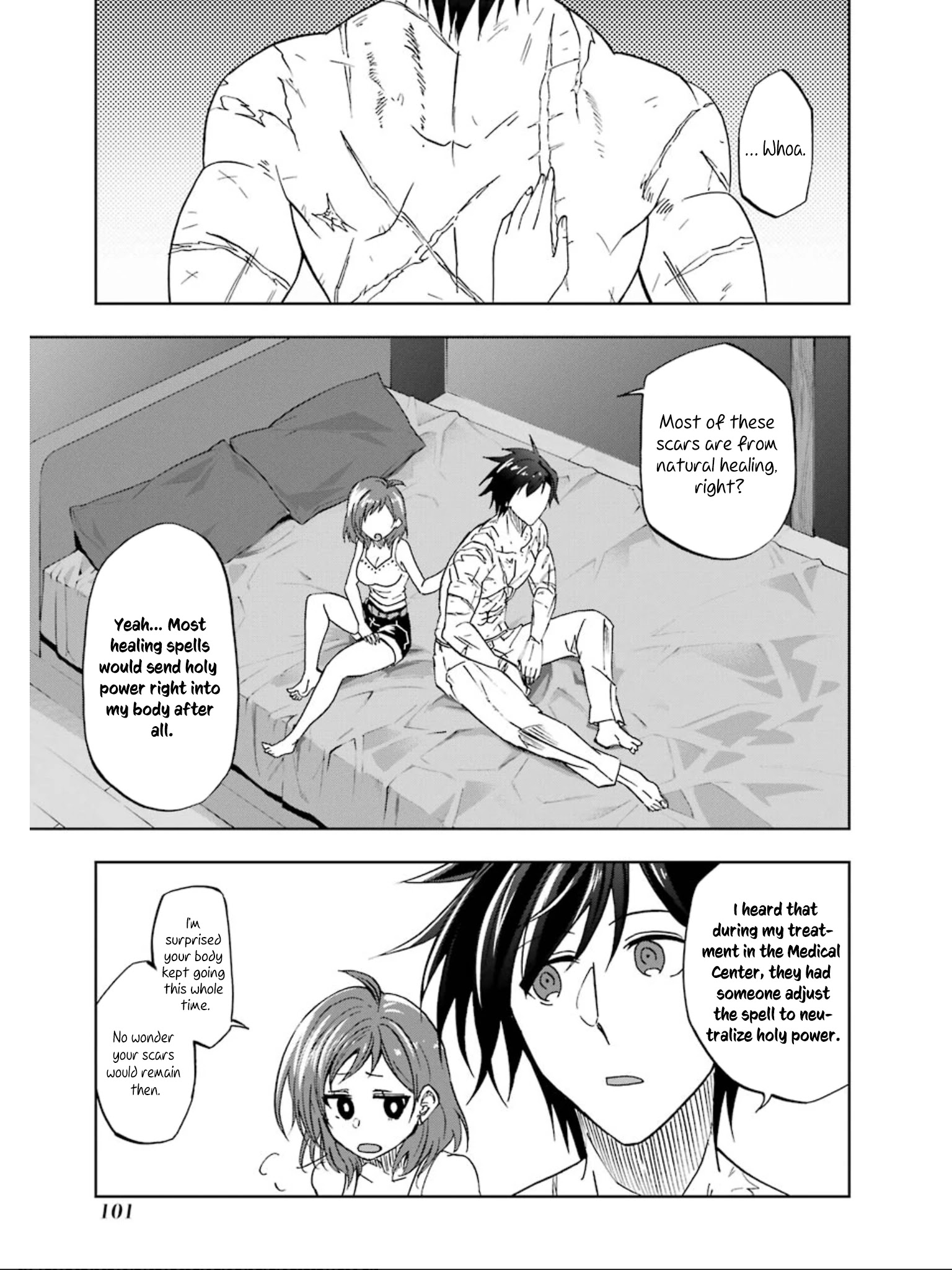 Ankoku Kishi No Ore Desu Ga Saikyou No Seikishi Wo Mezashimasu - Chapter 14: A Medical Examination At Home ♡