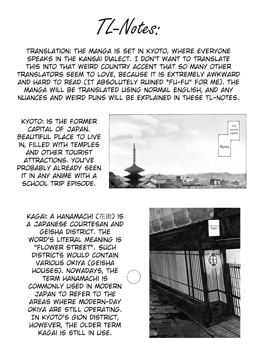 Maiko-San Chi No Makanai-San - Chapter 1 V2 : The Cute Kitchen In Kyoto