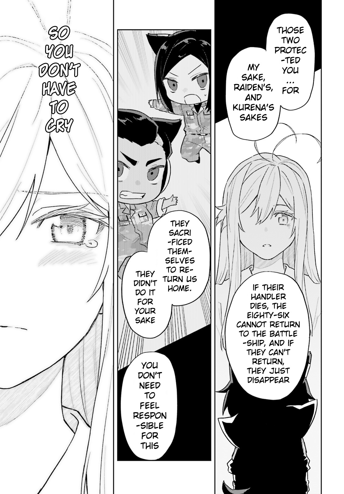 86 - Eighty-Six - Mahou Shoujo Regina ☆ Lena ~Tatakae! Ginga Koukou Senkan San Magnolia~ - Vol.1 Chapter 3: Ep. 3 - A Kind Heart