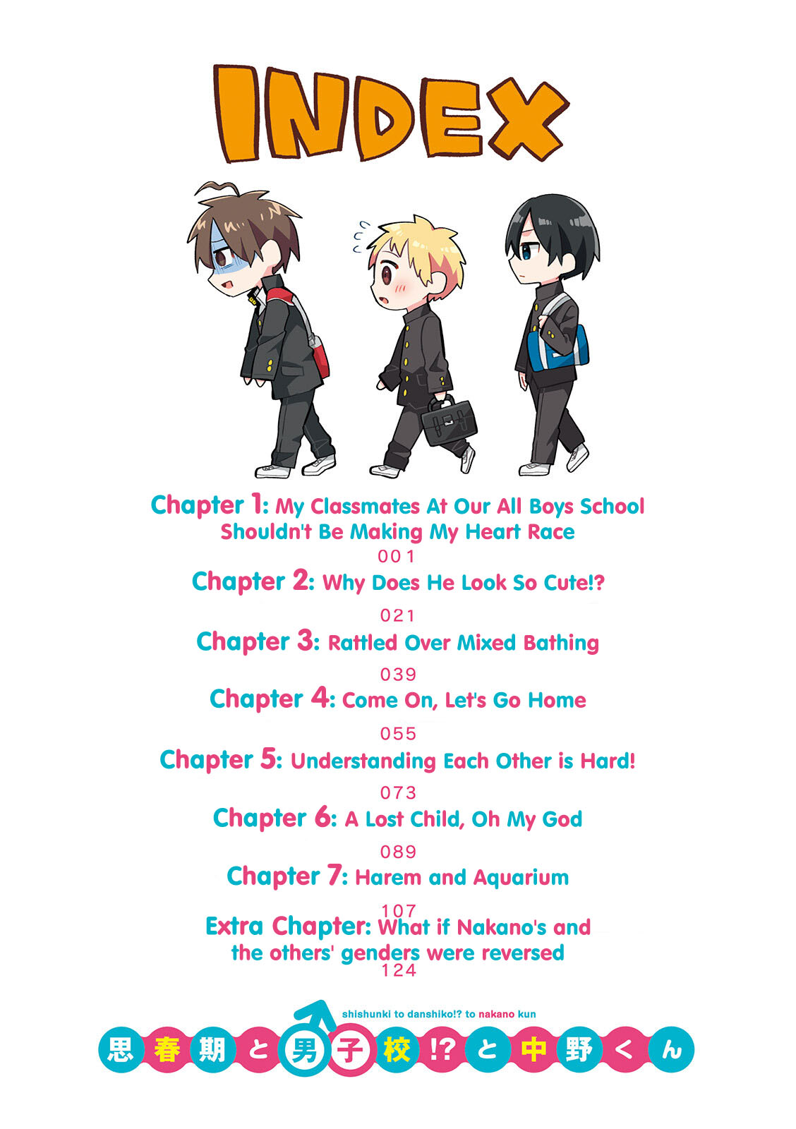 Puberty, An All Boys School!? And Nakano-Kun - Vol.1 Chapter 7.5: Volume 1 Extras