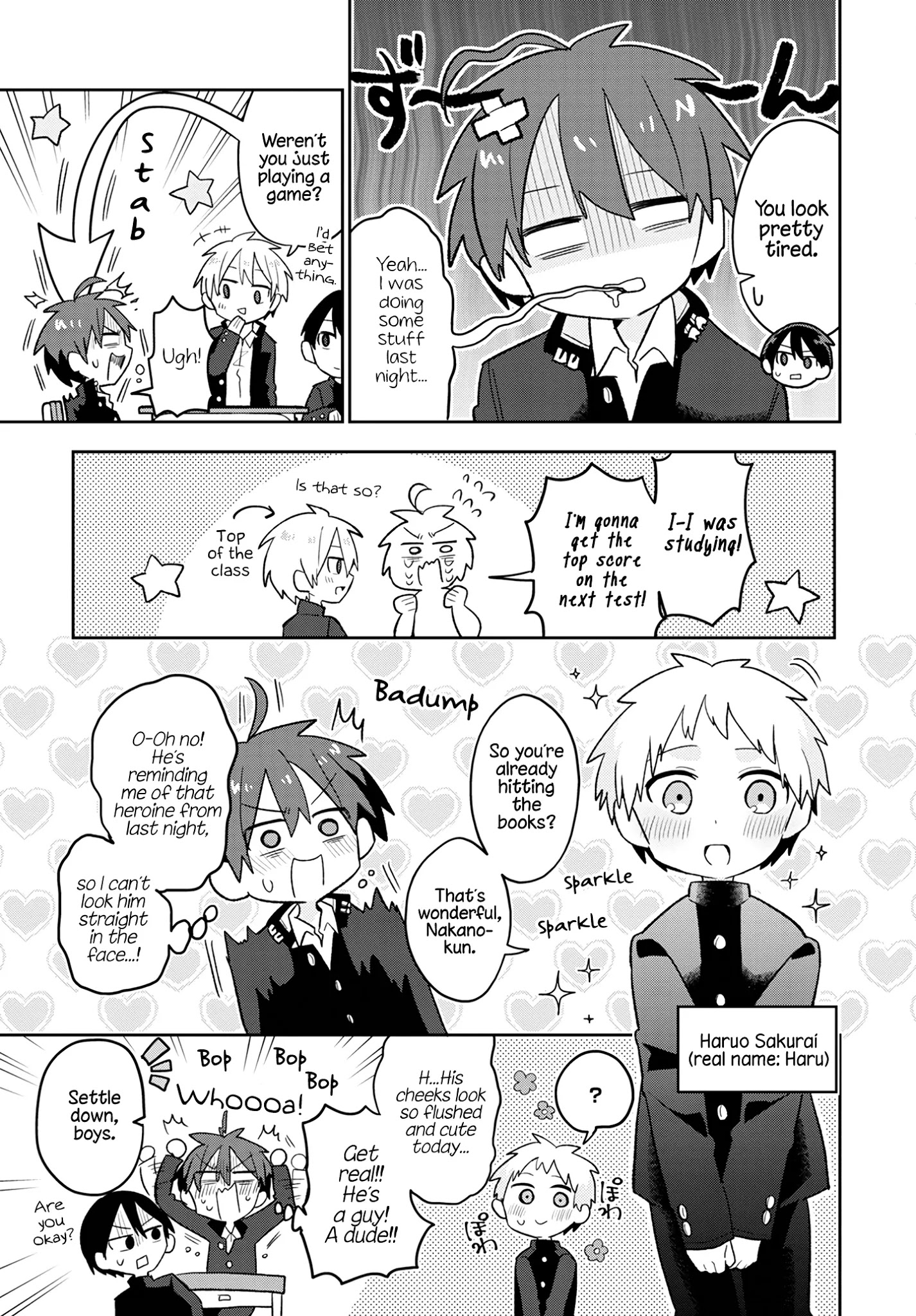 Puberty, An All Boys School!? And Nakano-Kun - Chapter 2: Why Does He Look So Cute!!?