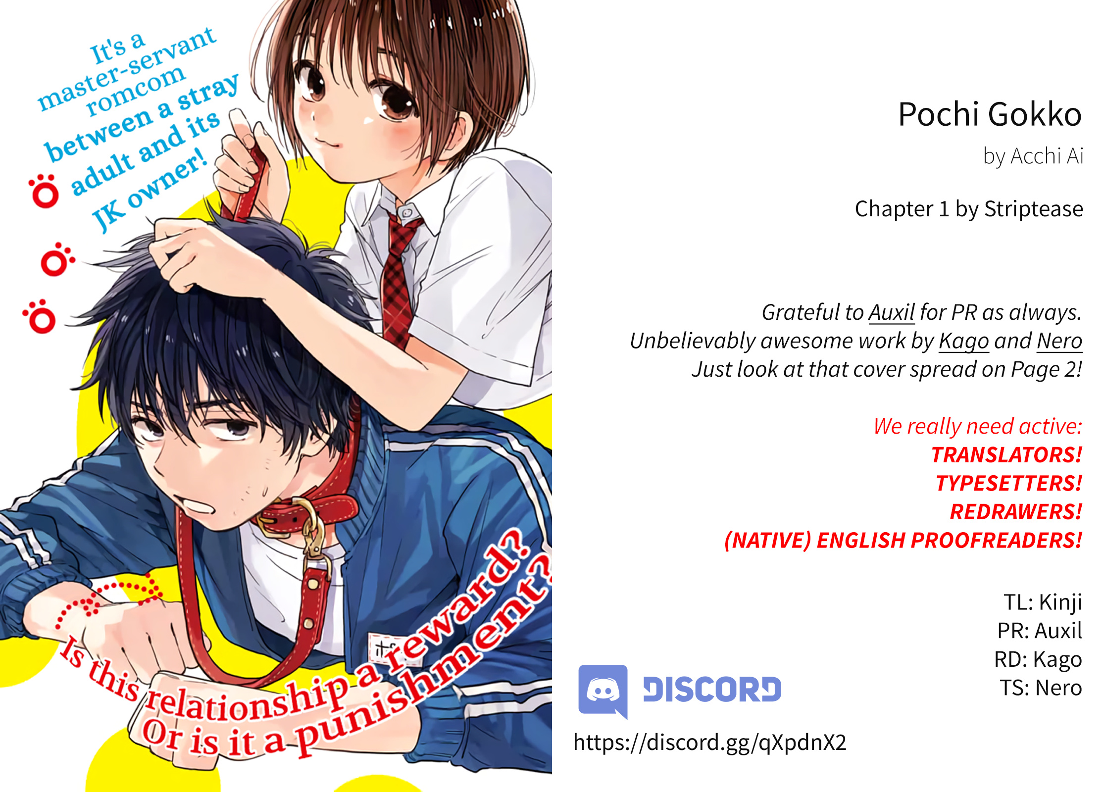 Pochi Gokko. - Chapter 1: You’re Pochi From Now On.