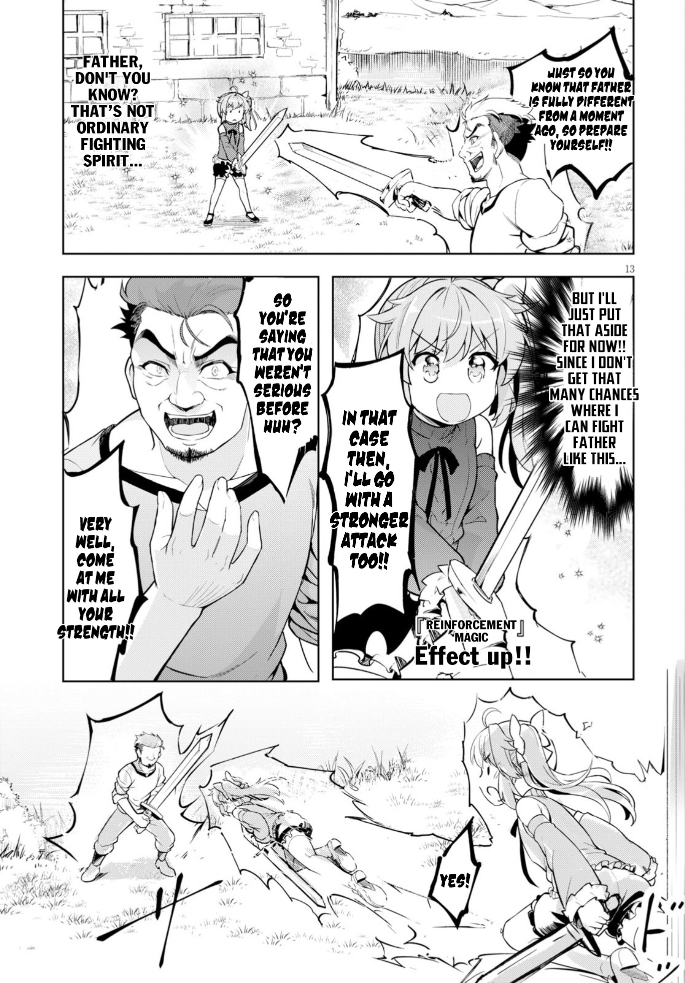 Kenshi O Mezashite Nyugaku Shitanoni Maho Tekisei 9999 Nandesukedo!? - Vol.3 Chapter 12: Father "Serious Mode"!