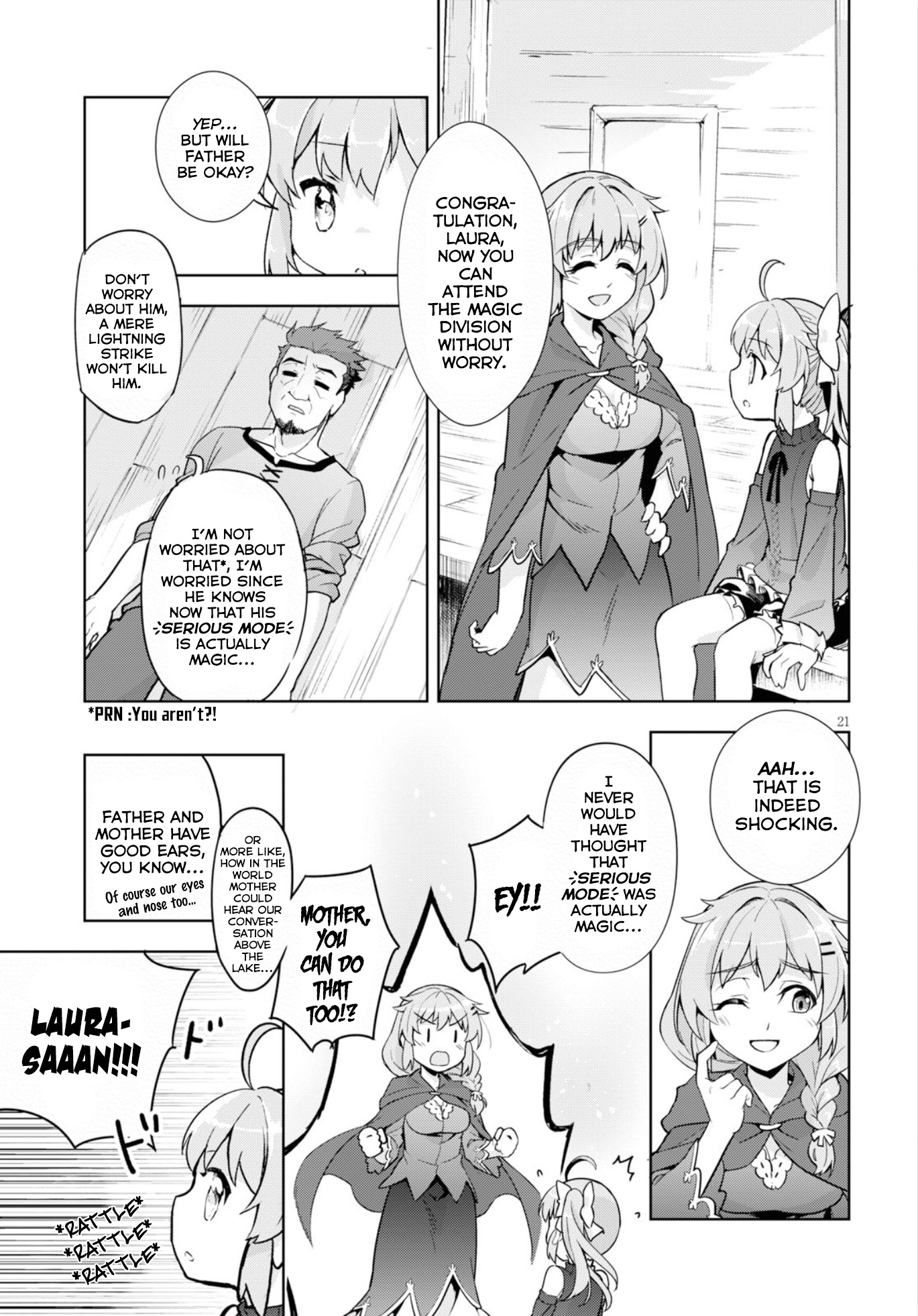 Kenshi O Mezashite Nyugaku Shitanoni Maho Tekisei 9999 Nandesukedo!? - Vol.3 Chapter 12: Father "Serious Mode"!