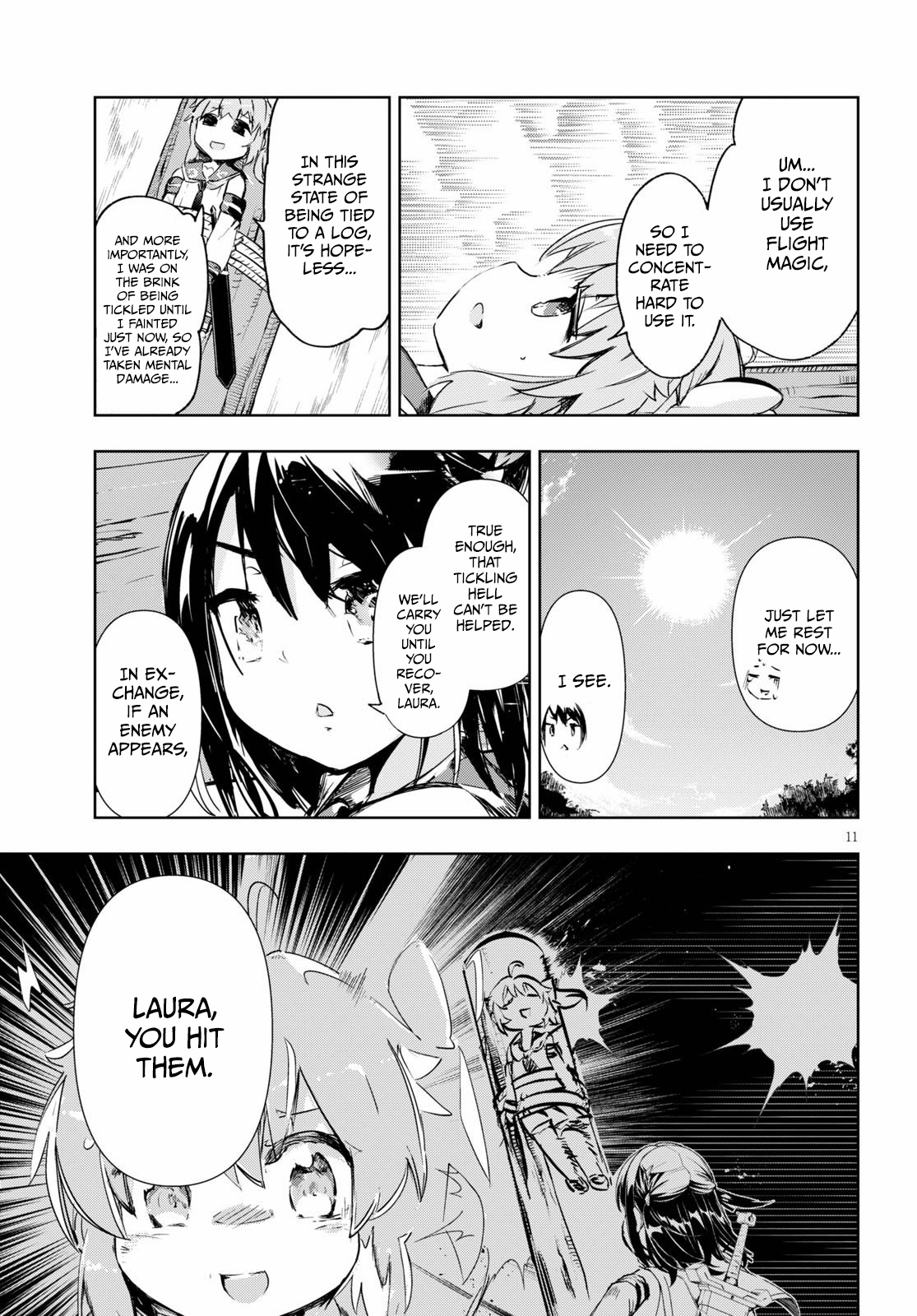 Kenshi O Mezashite Nyugaku Shitanoni Maho Tekisei 9999 Nandesukedo!? - Chapter 31: The Great Laura-Sword!?