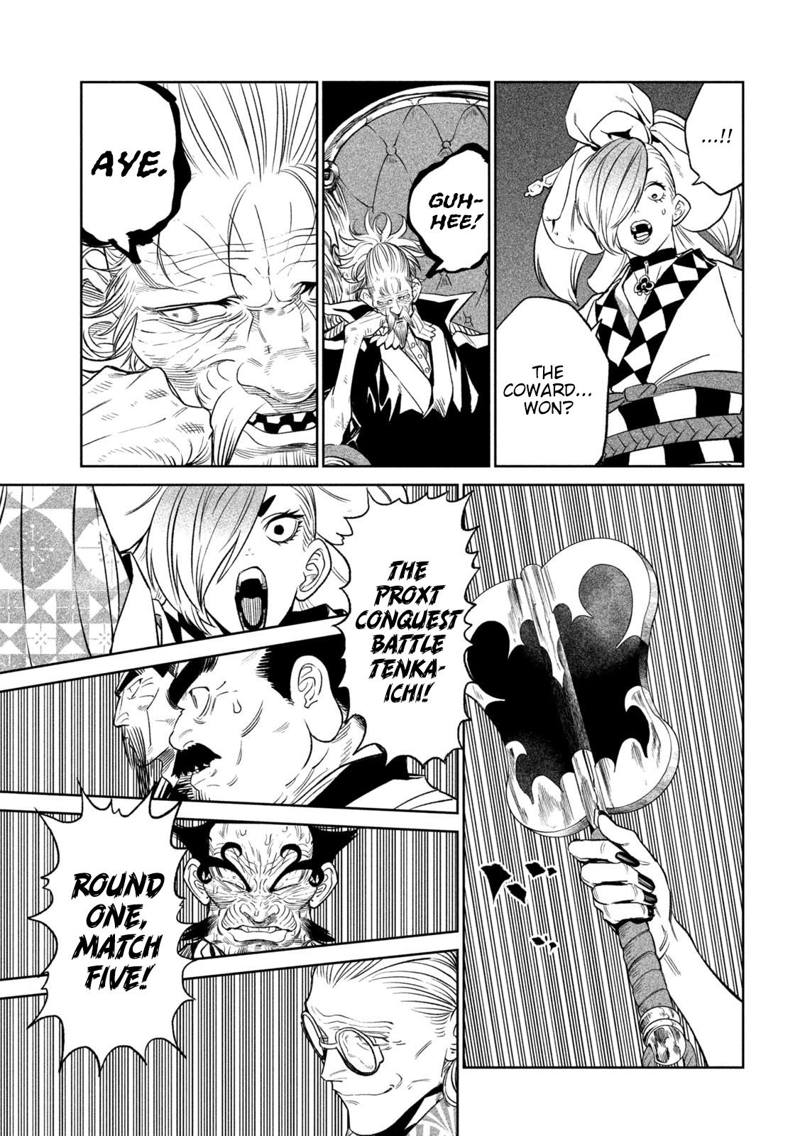 Tenkaichi - Nihon Saikyou Bugeisha Ketteisen - Chapter 30: The End Of The Fifth Match