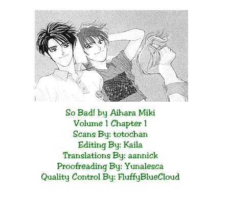 So Bad! - Vol.1 Chapter 1