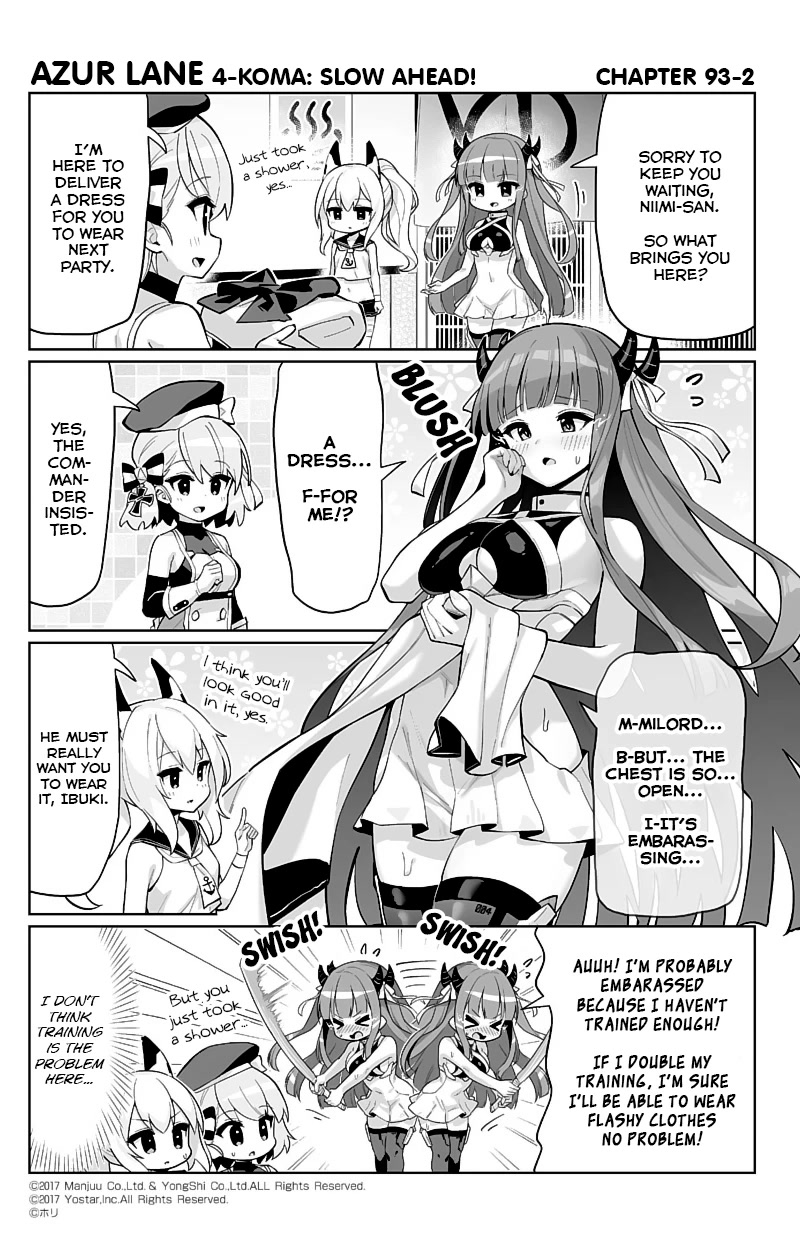 Azur Lane 4-Koma: Slow Ahead - Chapter 93