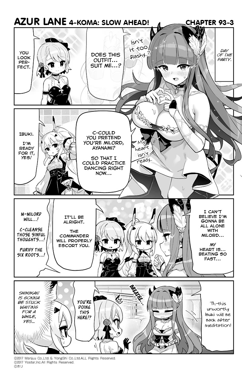 Azur Lane 4-Koma: Slow Ahead - Chapter 93