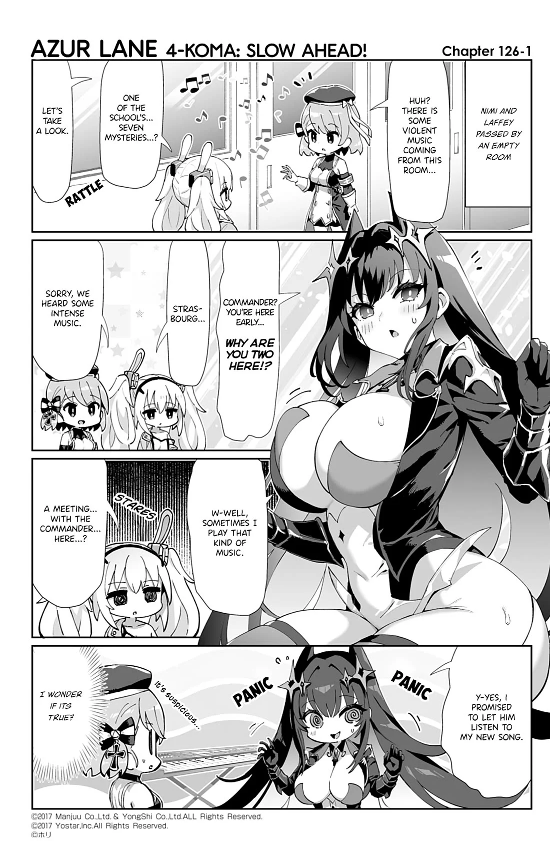 Azur Lane 4-Koma: Slow Ahead - Chapter 126: Strasbourg