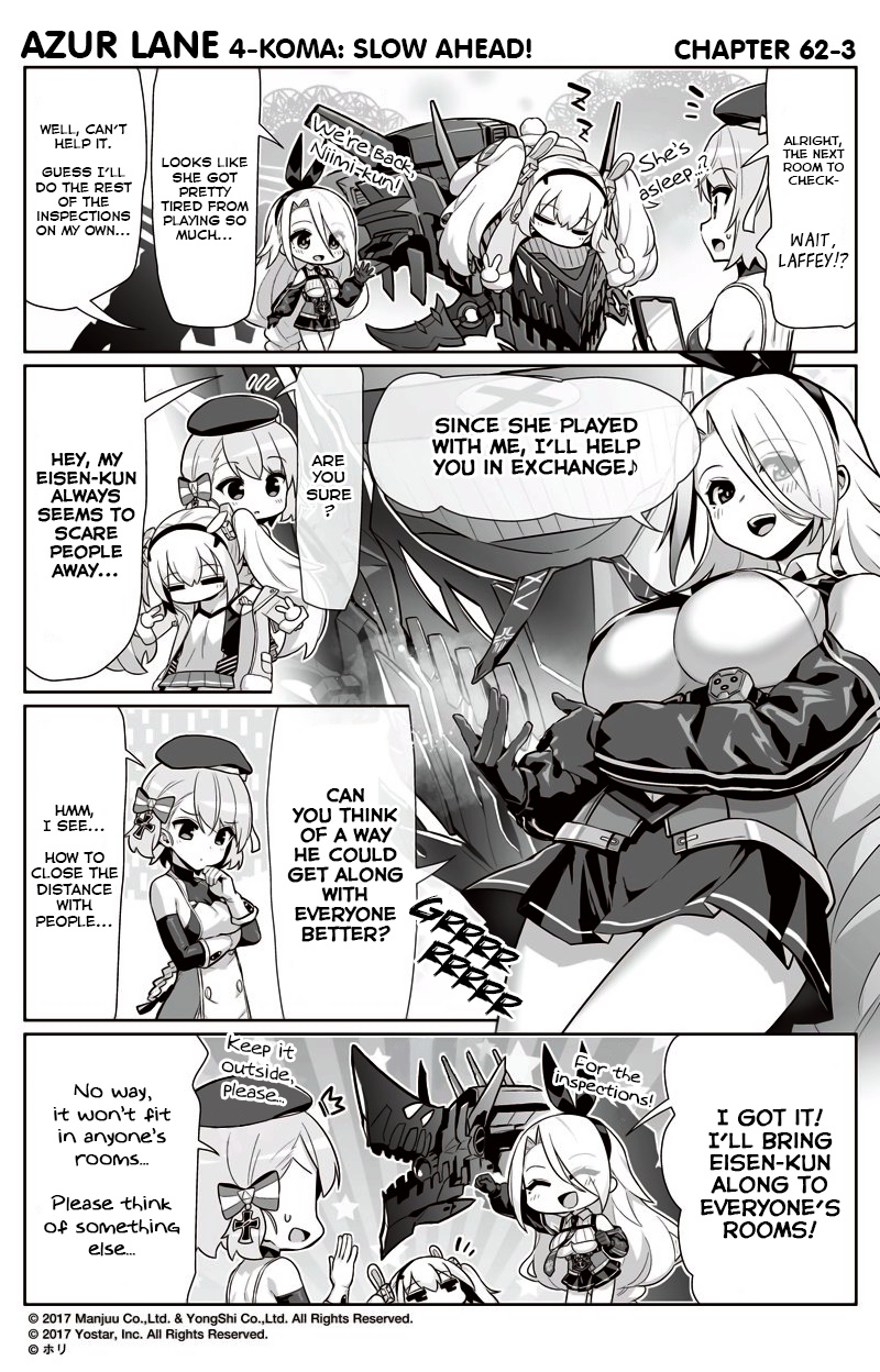 Azur Lane 4-Koma: Slow Ahead - Chapter 62