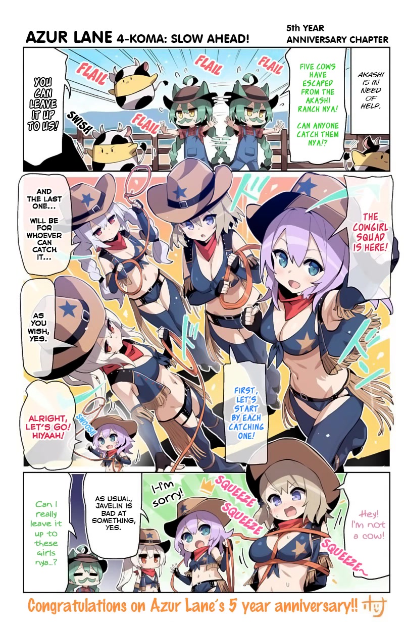 Azur Lane 4-Koma: Slow Ahead - Chapter 91.5: 5Th Year Anniversary Chapter