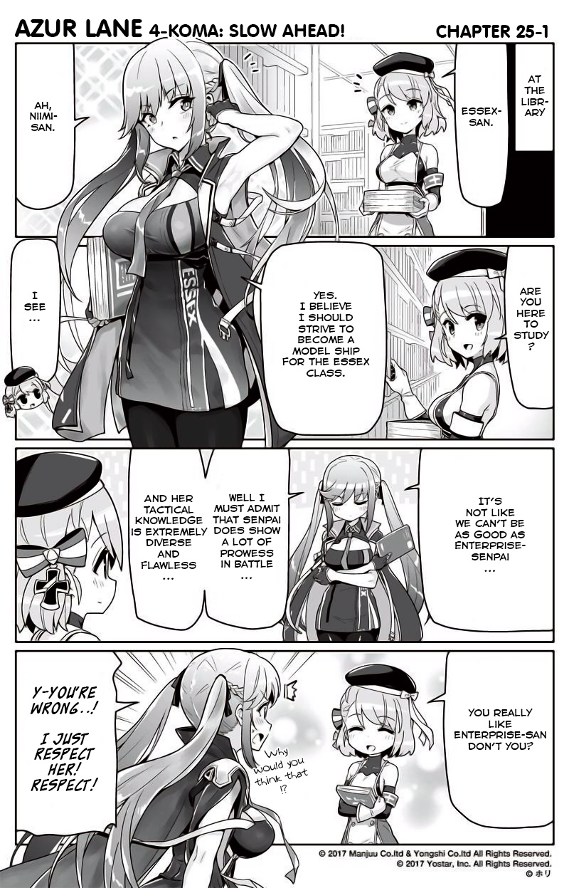 Azur Lane 4-Koma: Slow Ahead - Chapter 25