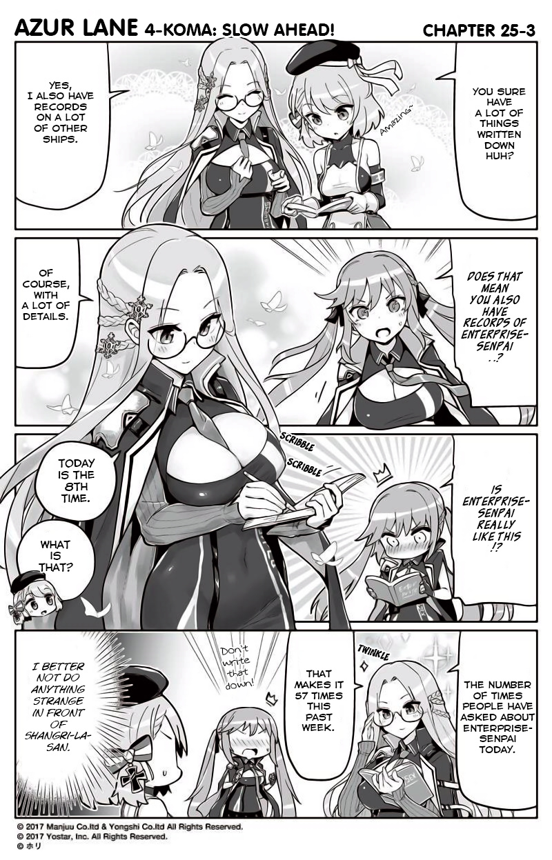 Azur Lane 4-Koma: Slow Ahead - Chapter 25