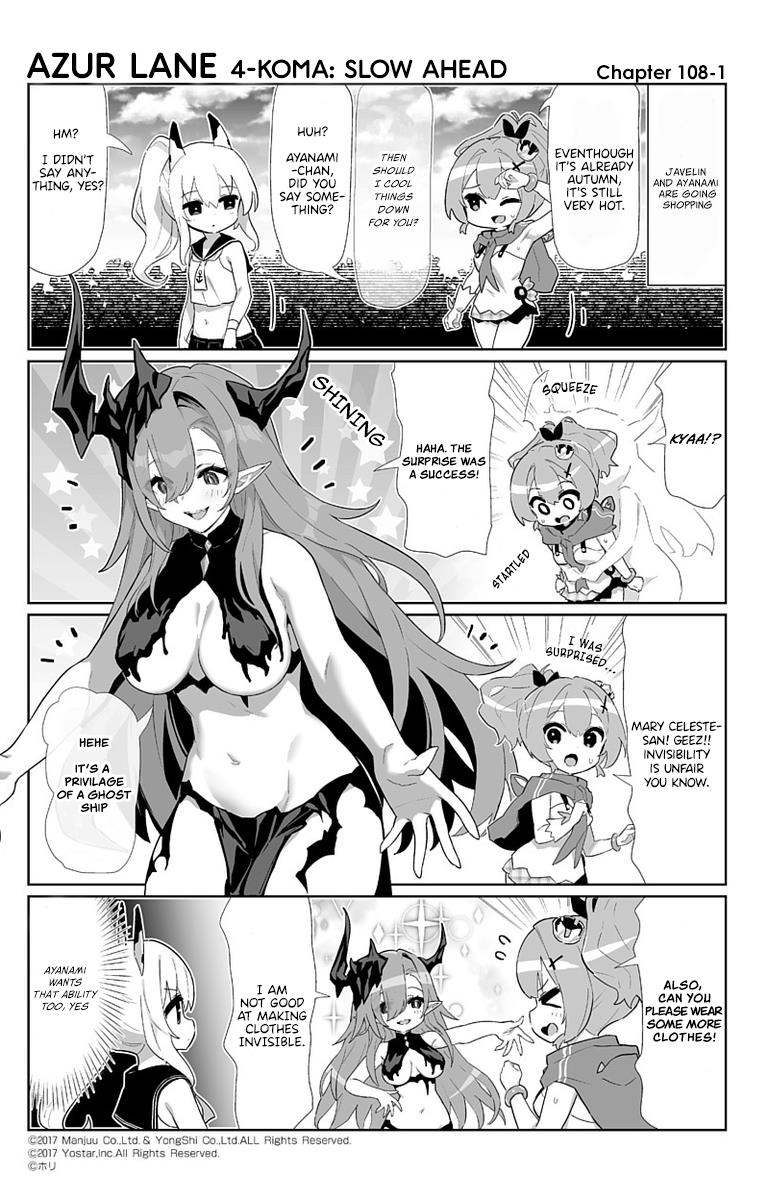 Azur Lane 4-Koma: Slow Ahead - Chapter 108