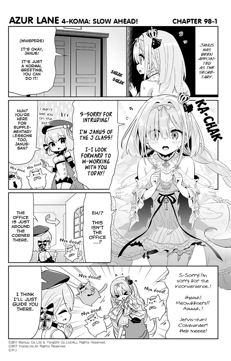 Azur Lane 4-Koma: Slow Ahead - Chapter 98