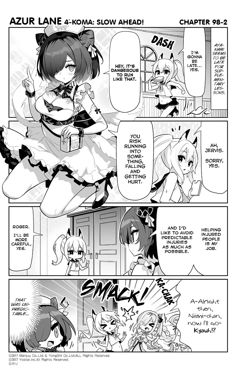 Azur Lane 4-Koma: Slow Ahead - Chapter 98