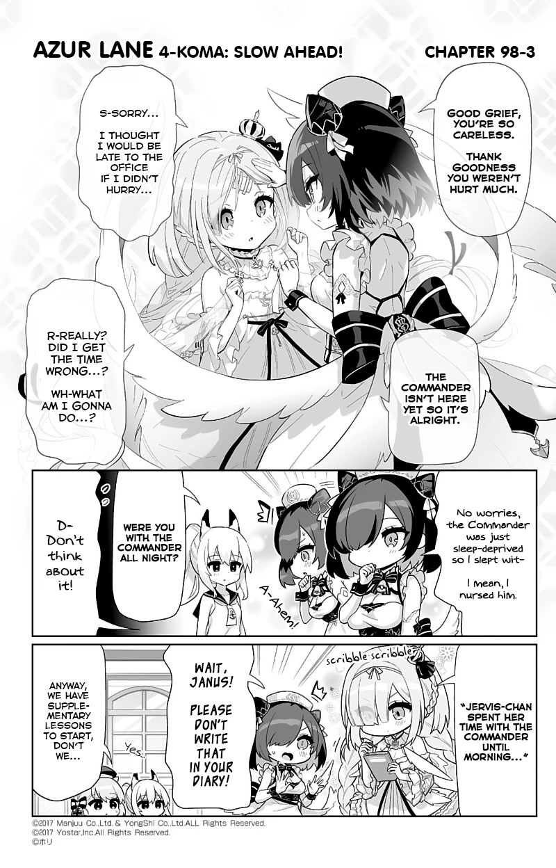 Azur Lane 4-Koma: Slow Ahead - Chapter 98