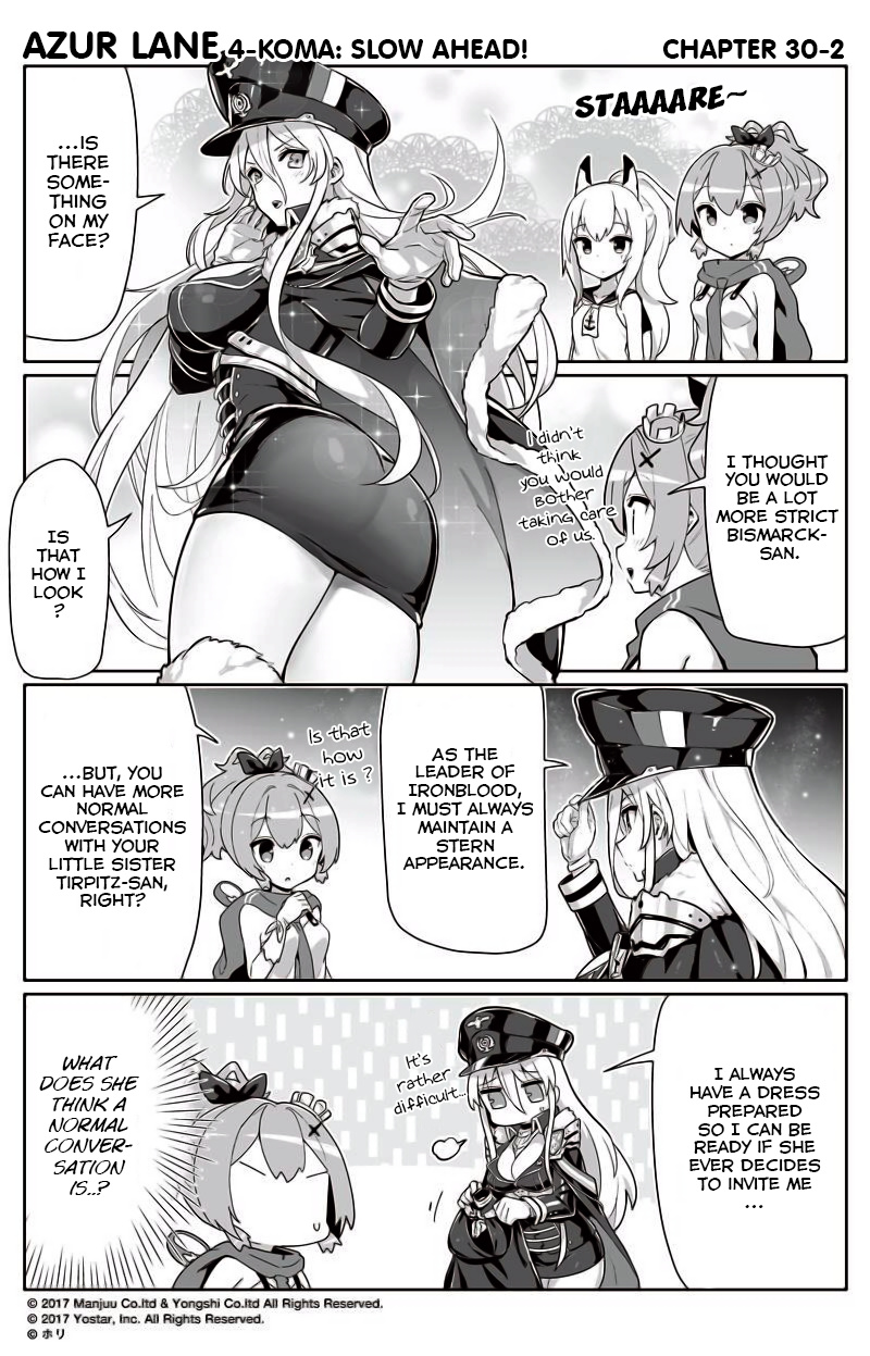 Azur Lane 4-Koma: Slow Ahead - Chapter 30