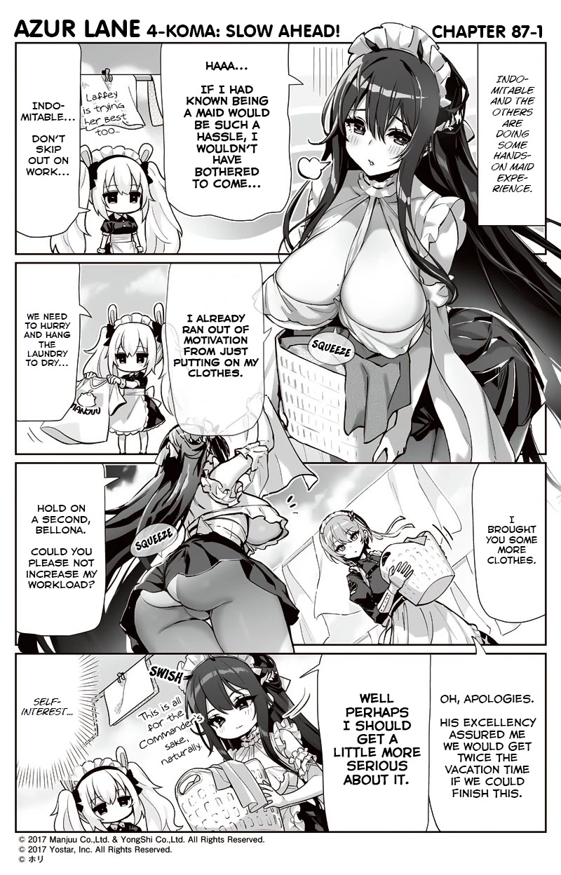 Azur Lane 4-Koma: Slow Ahead - Chapter 87