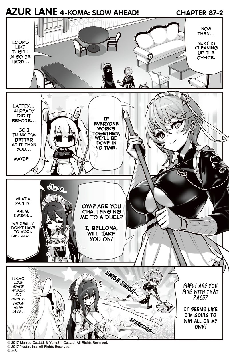 Azur Lane 4-Koma: Slow Ahead - Chapter 87