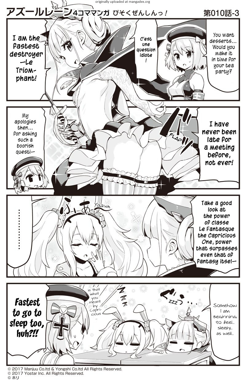 Azur Lane 4-Koma: Slow Ahead - Chapter 10