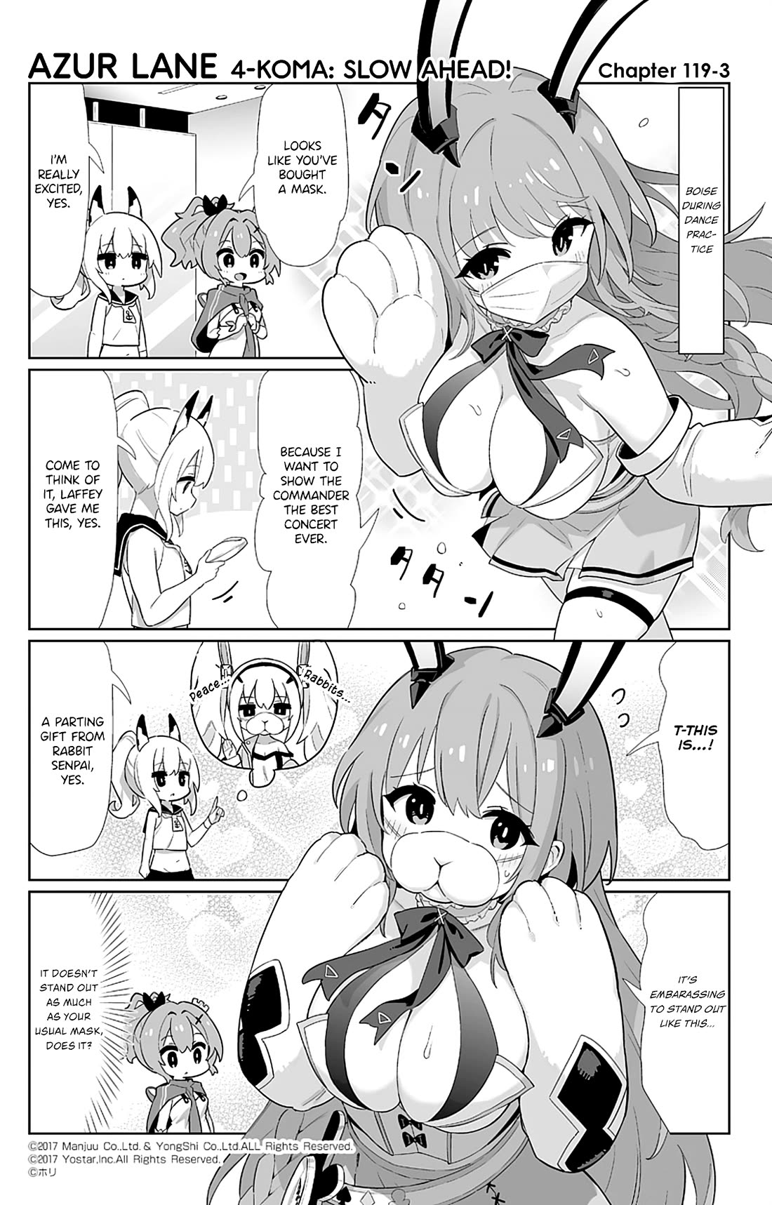 Azur Lane 4-Koma: Slow Ahead - Chapter 119: Boise