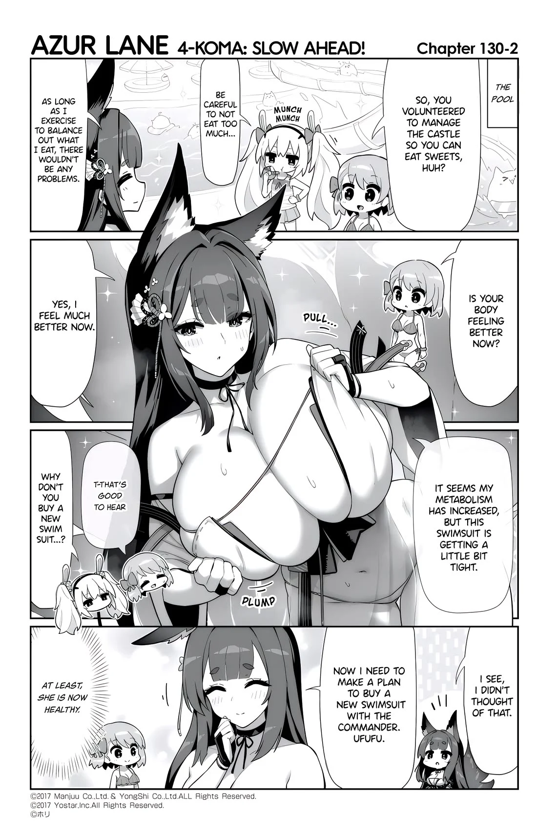 Azur Lane 4-Koma: Slow Ahead - Chapter 130: Amagi