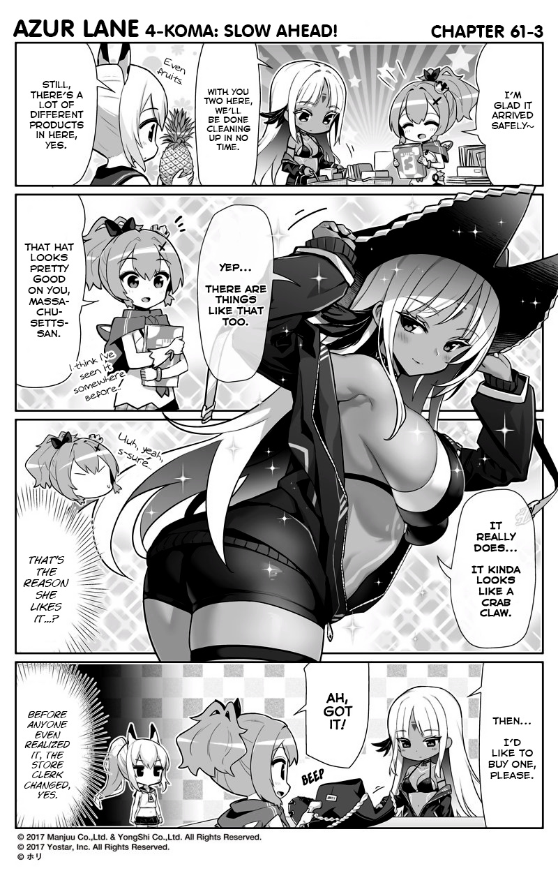 Azur Lane 4-Koma: Slow Ahead - Chapter 61