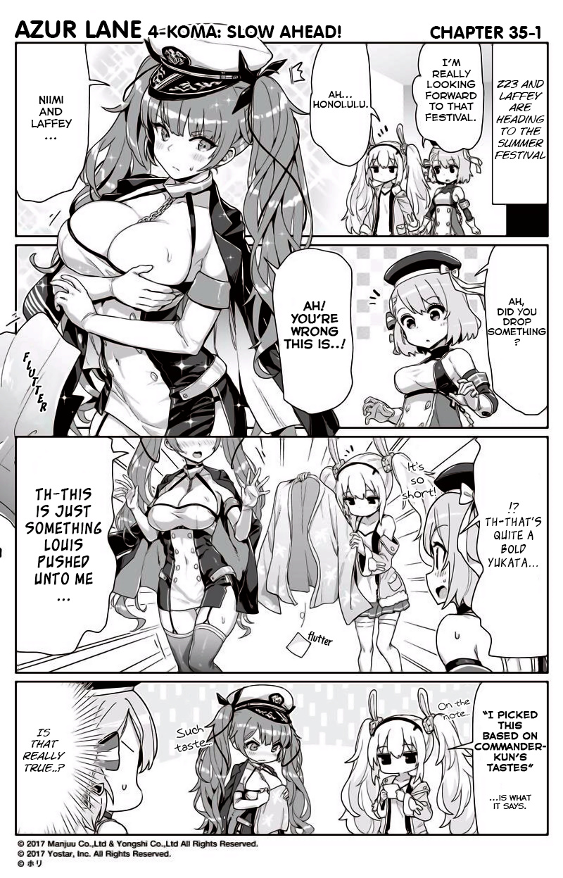 Azur Lane 4-Koma: Slow Ahead - Chapter 35