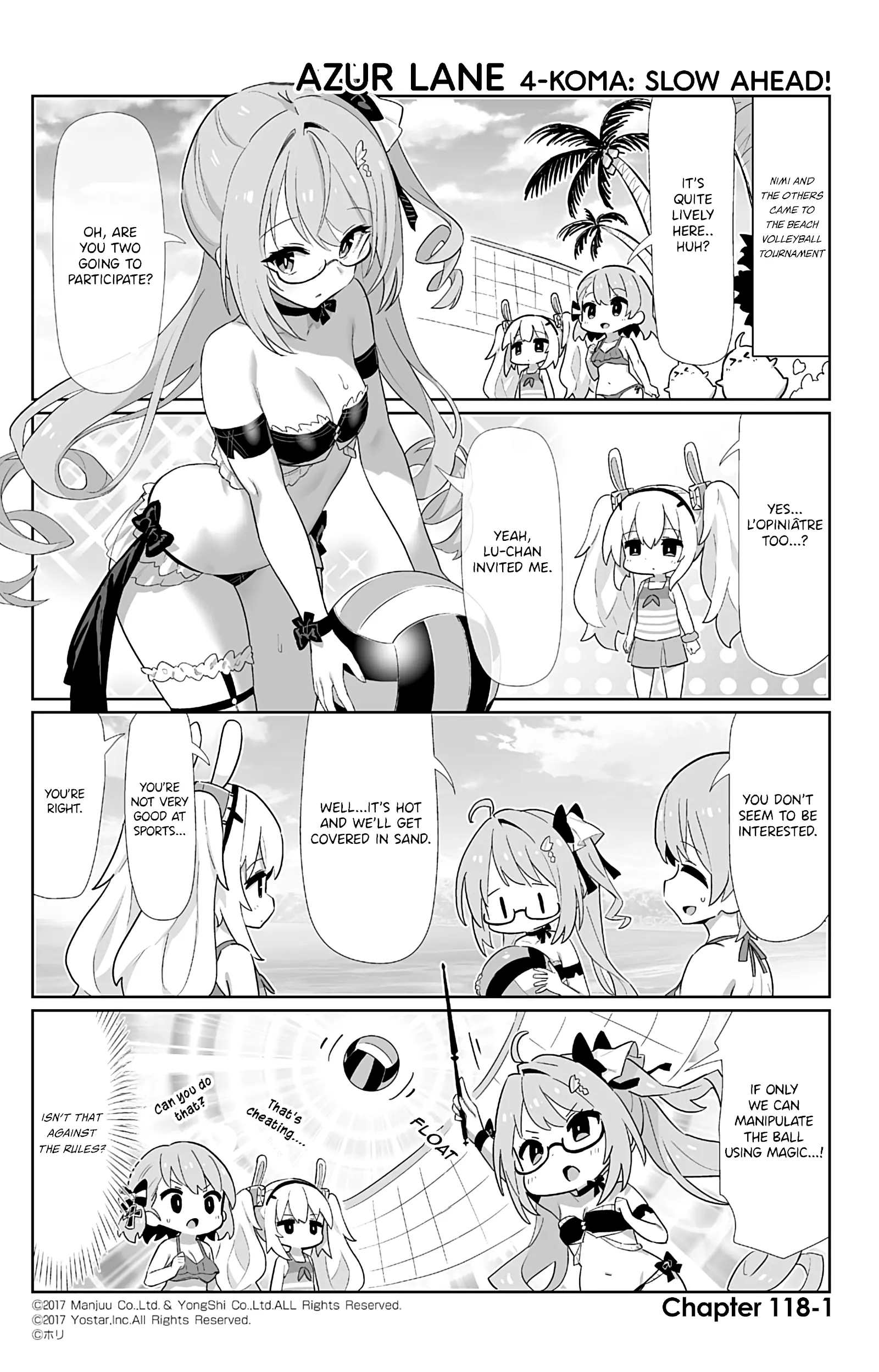 Azur Lane 4-Koma: Slow Ahead - Chapter 118: Le Opiniâtre & Le Téméraire