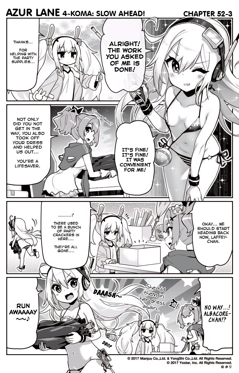 Azur Lane 4-Koma: Slow Ahead - Chapter 52