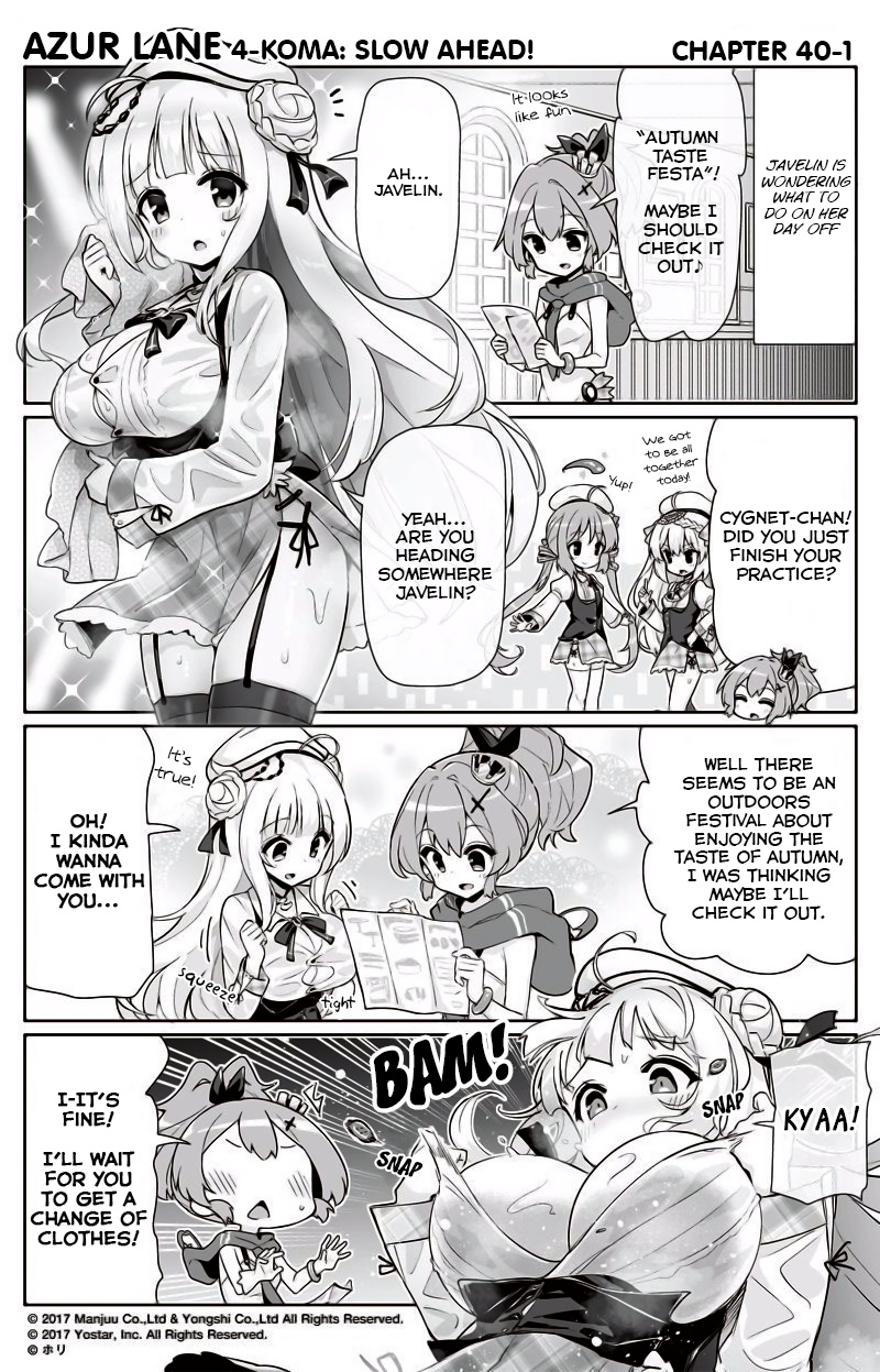 Azur Lane 4-Koma: Slow Ahead - Chapter 40