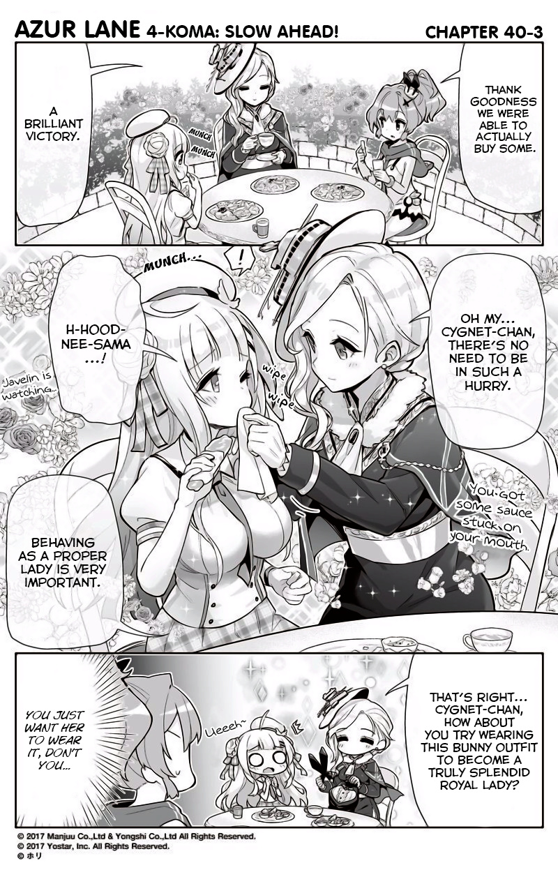 Azur Lane 4-Koma: Slow Ahead - Chapter 40