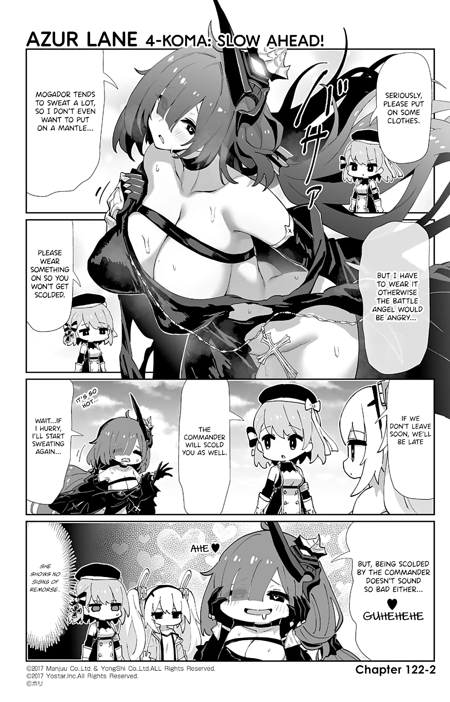 Azur Lane 4-Koma: Slow Ahead - Chapter 122: Mogador