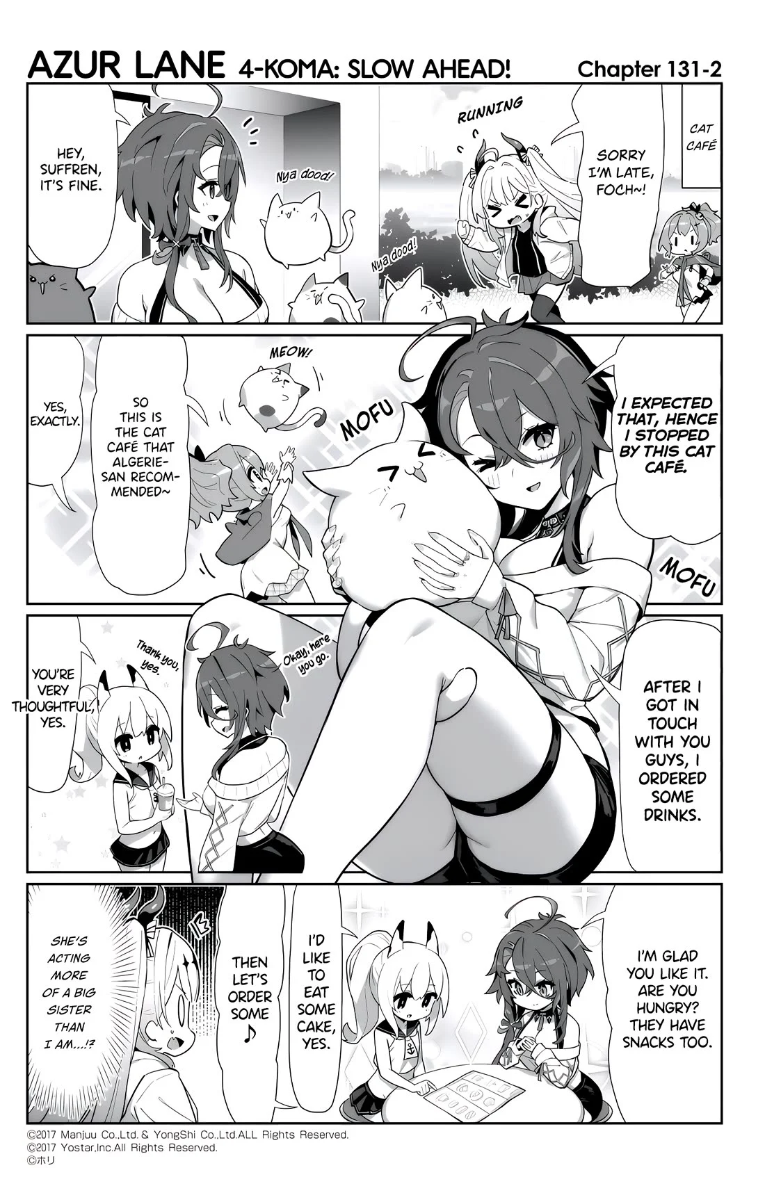 Azur Lane 4-Koma: Slow Ahead - Chapter 131: Suffren & Foch