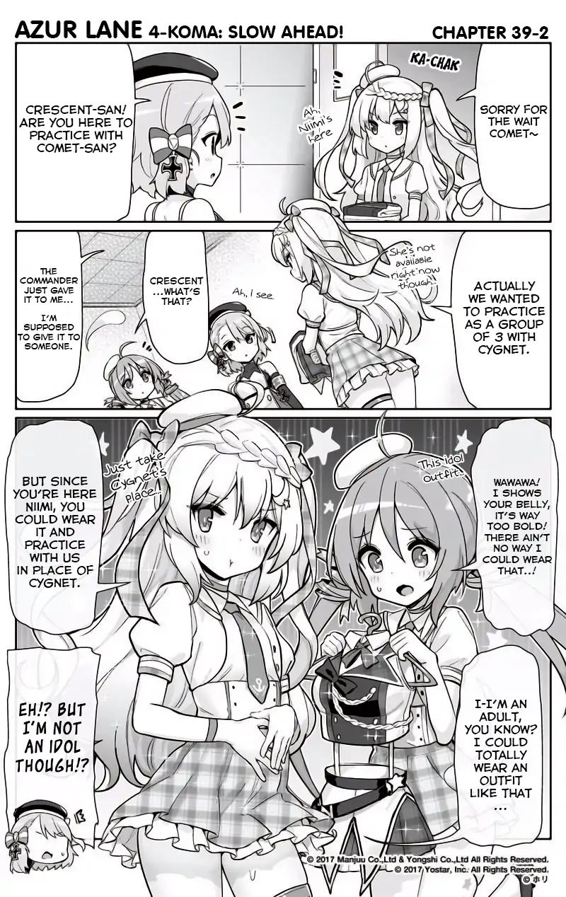 Azur Lane 4-Koma: Slow Ahead - Chapter 39