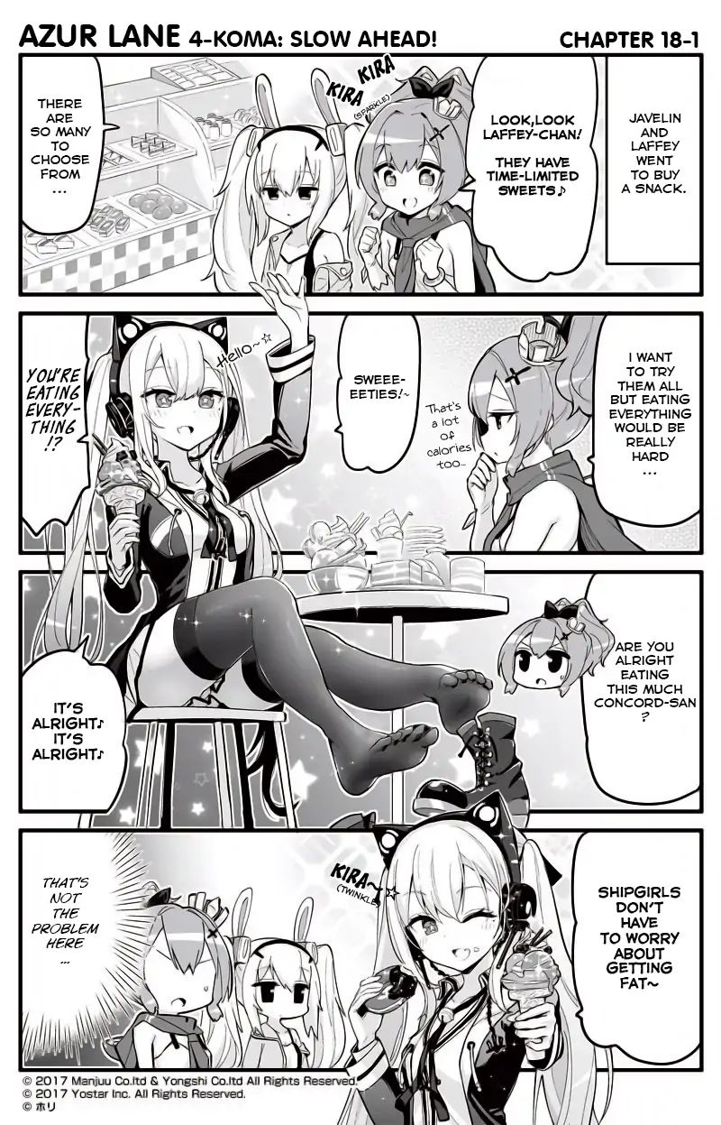 Azur Lane 4-Koma: Slow Ahead - Chapter 18