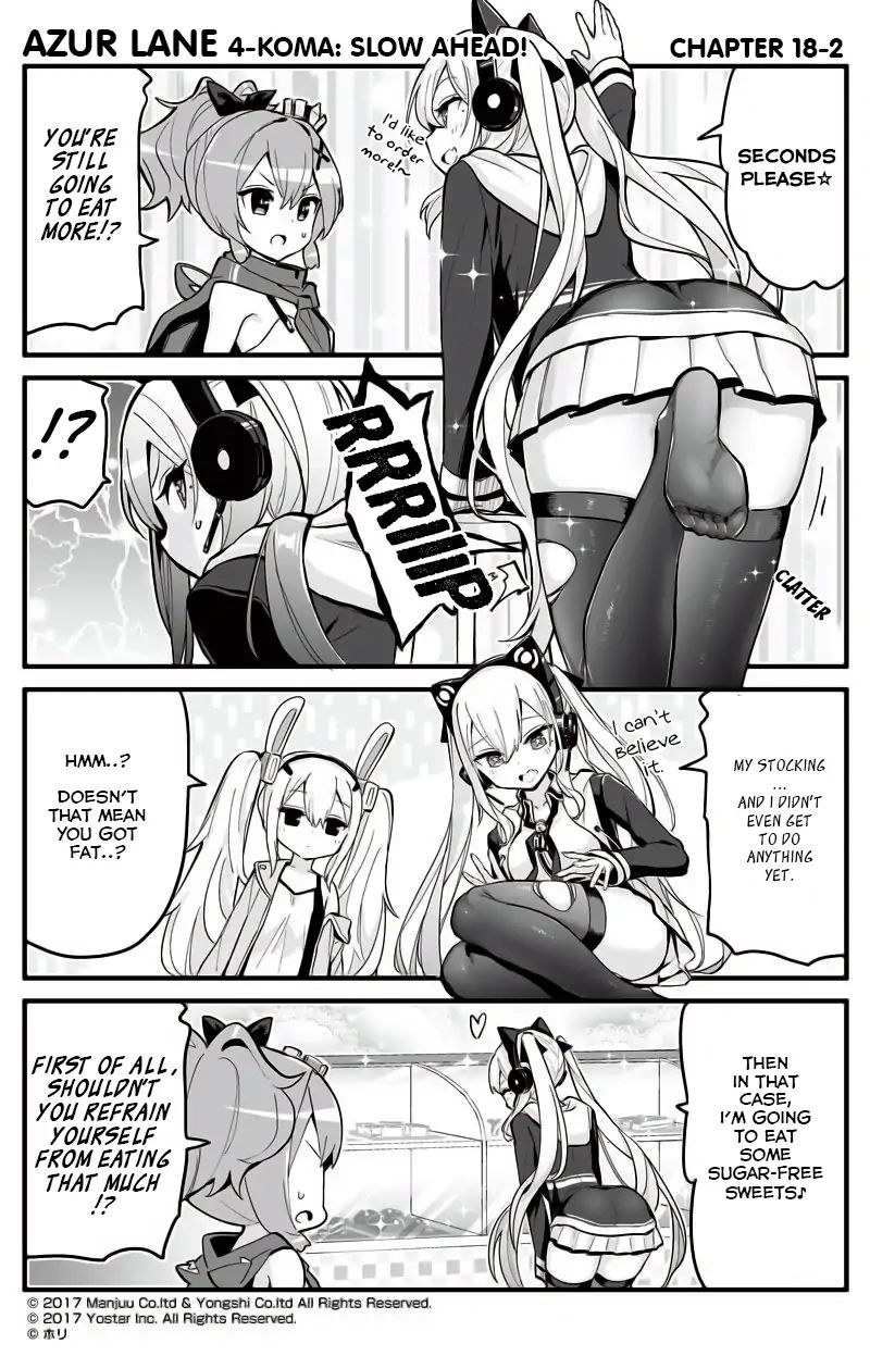 Azur Lane 4-Koma: Slow Ahead - Chapter 18