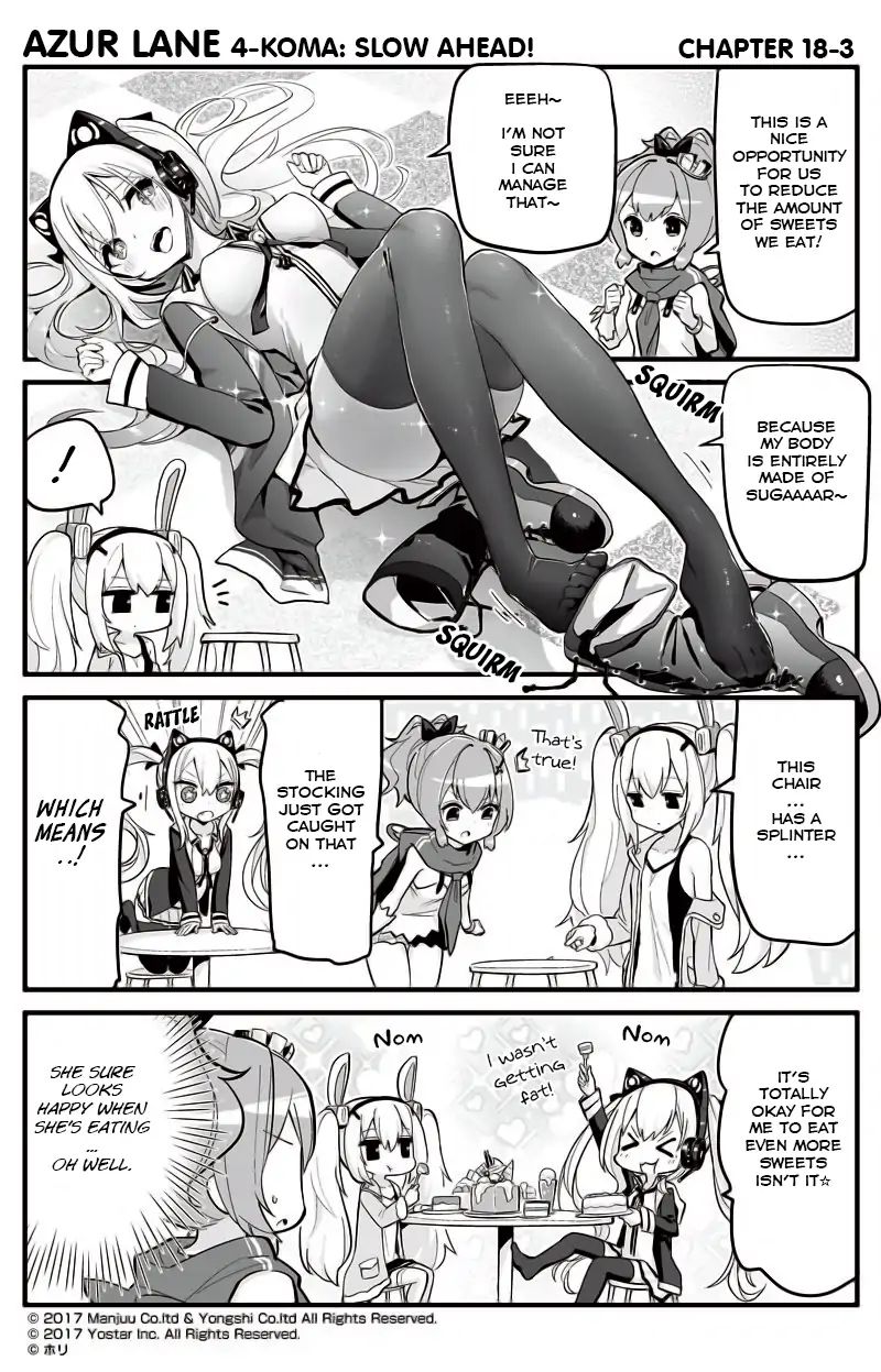 Azur Lane 4-Koma: Slow Ahead - Chapter 18