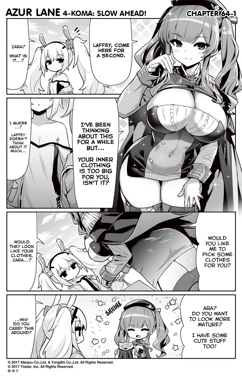 Azur Lane 4-Koma: Slow Ahead - Chapter 64