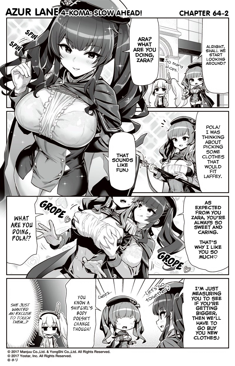 Azur Lane 4-Koma: Slow Ahead - Chapter 64