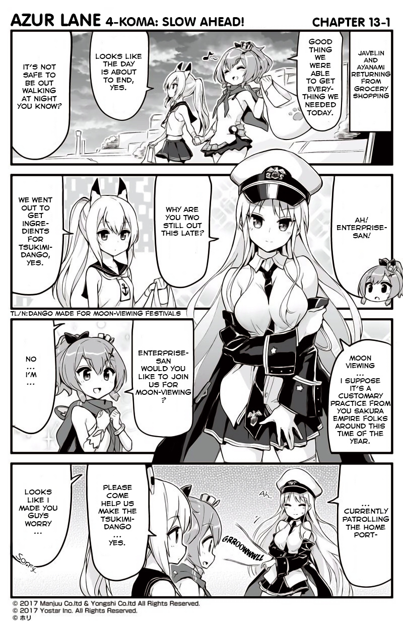 Azur Lane 4-Koma: Slow Ahead - Chapter 13